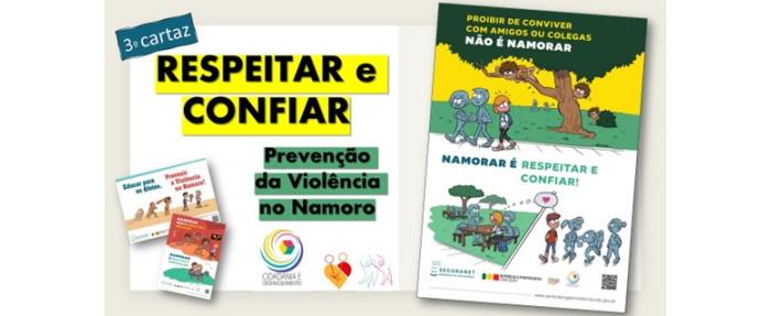 Namorar é respeitar e confiar – divulgação de Cartaz